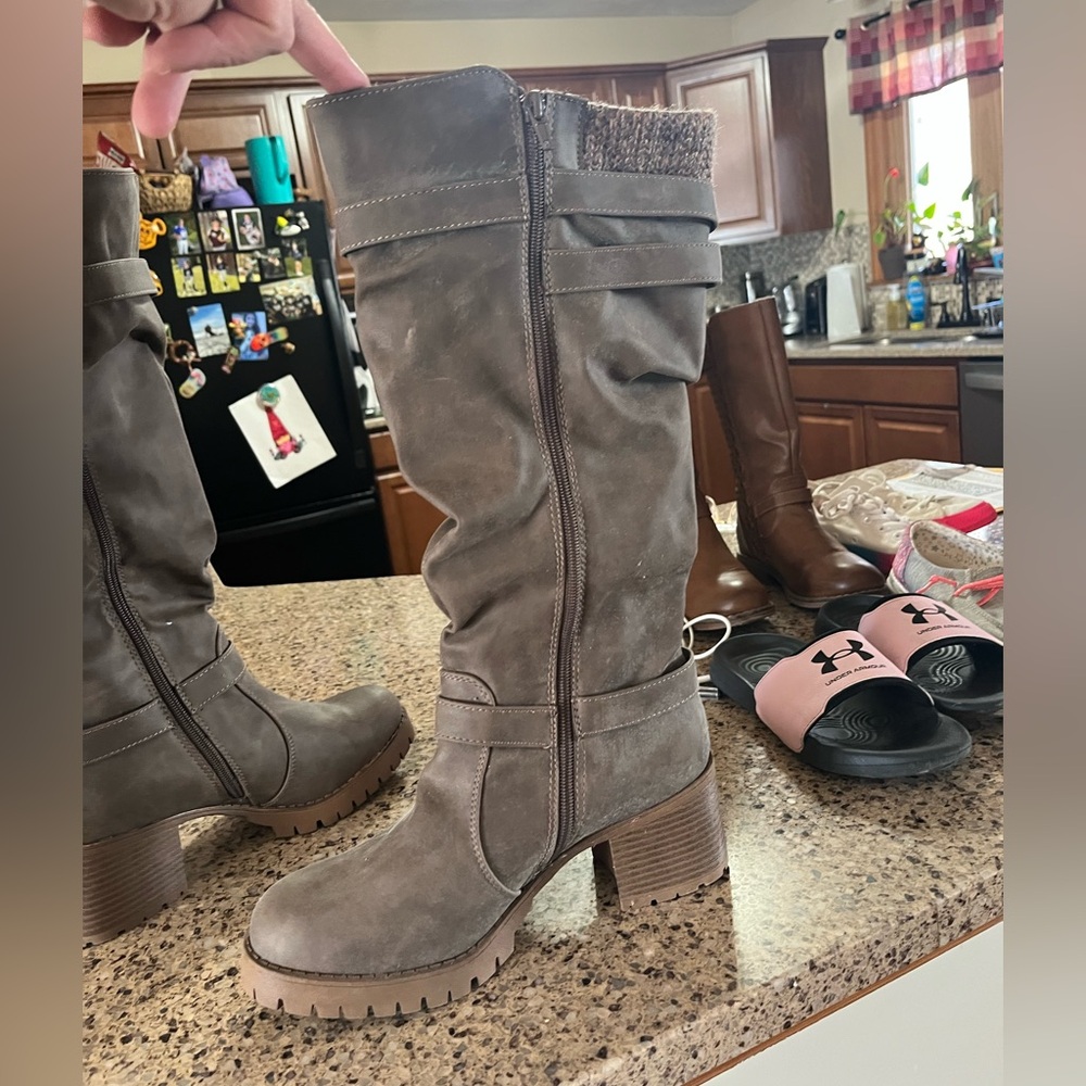 Stylish Brown Knee-High Boots